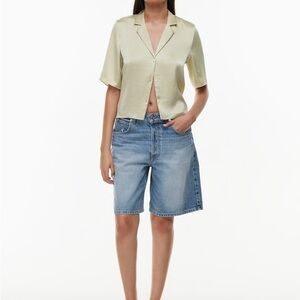 Aritzia Besos Satin Shirt sold out online